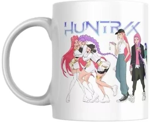 K-pop Demon Hunters Puodelis Keraminis puodelis 325 ml K-pop demonų medžiotojai huntrix