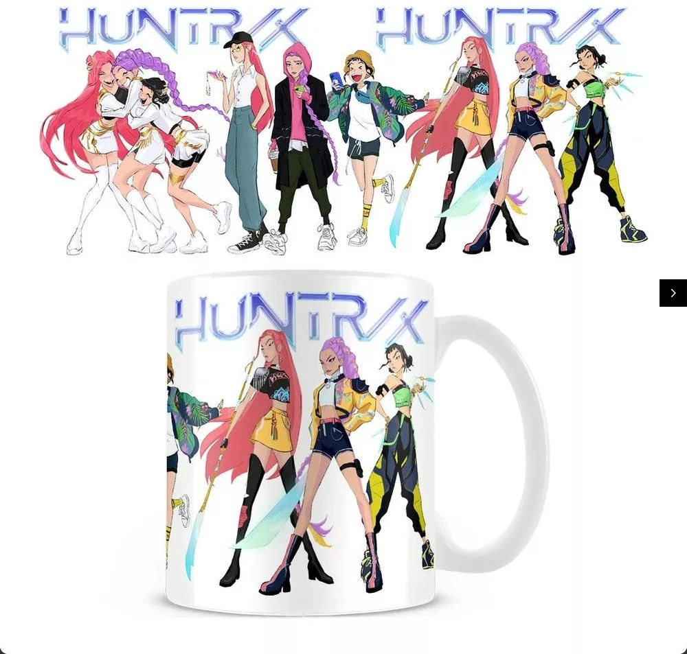 K-pop Demon Hunters Puodelis Keraminis puodelis 325 ml K-pop demonų medžiotojai huntrix