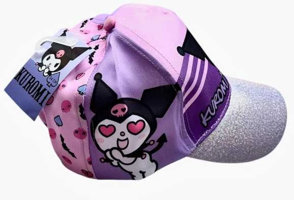 Kepurė Hello Kitty Kuromi vaikiška beisbolo kepuraitė 54 cm