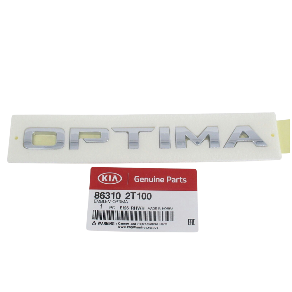 Kia Optima Galinės Emblemos Ženklinės 2011-2016 Metai Originalus 863102T100