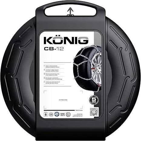 KONIG CB 12 095 Sniego grandinės, 2 vnt.