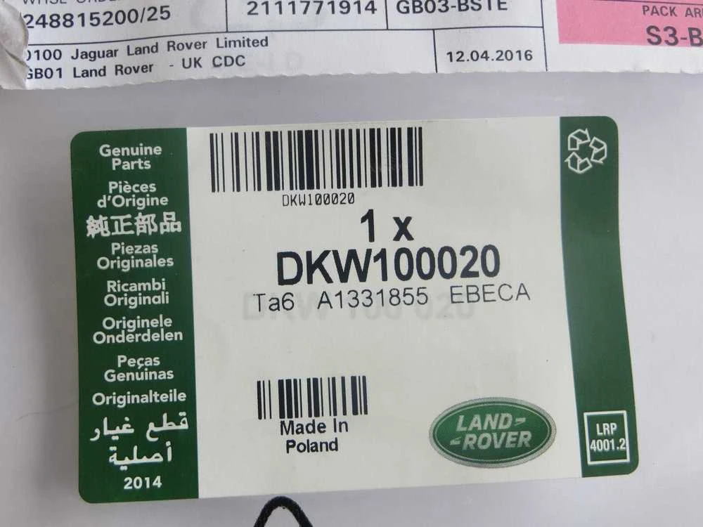 L7 Land Rover Discovery 2 Priekinio Valytuvo Ašies Laikiklis TD5 V8 DKW100020