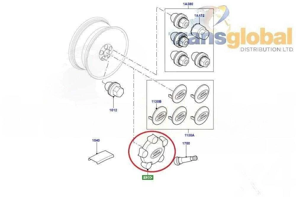 Land Rover Defender L663 2020 Ratai Racieciu Dangtelis Originalus LR130610