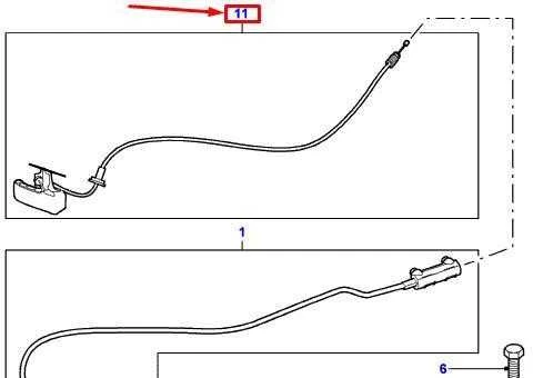 Land Rover Defender Naujas Originalus Gaubto Valdymo Atleidimo Kabelis ir Rankena LR0537