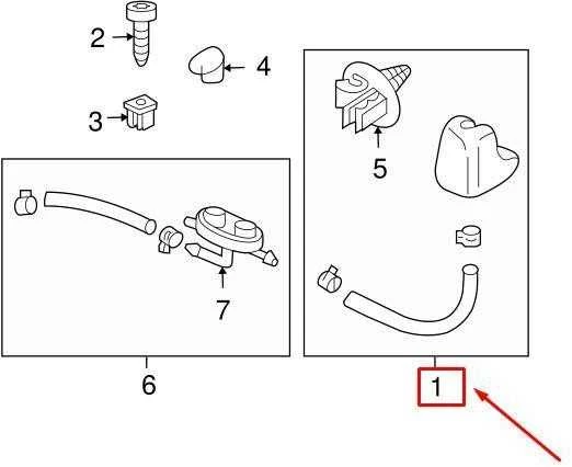 Land Rover Discovery 2 Naujas originalus žibintų plovimo purkštukas ir žarna DNH000070 (Le