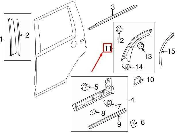 LAND ROVER DISCOVERY 4 L319 Galinės Dešinės Ratų Arkos Apdaila LR010627 NAUJA ORIGINALI