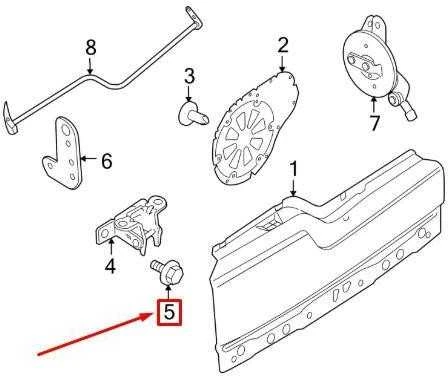 LAND ROVER DISCOVERY 4 L319 Galinės durys vyrio varžtas RYG500980 NAUJAS ORIGINALUS
