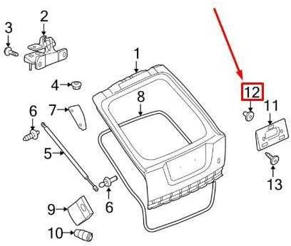 LAND ROVER DISCOVERY 4 L319 Galinis numerio plokštės laikiklio veržlė DYH000140 NAUJA ORIGINALI