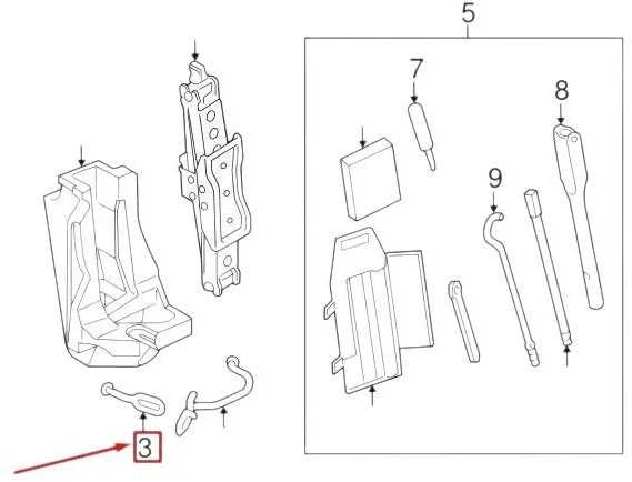 LAND ROVER DISCOVERY 4 L319 Jack Support Strap KBC500010 NEW GENUINE