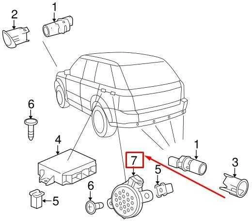 LAND ROVER DISCOVERY 4 L319 Parkavimo pagalbos sistemos garsiakalbis originalus LR006482