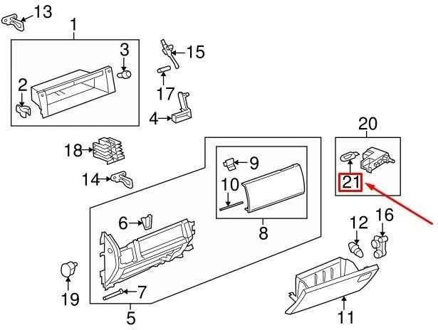 LAND ROVER DISCOVERY 4 L319 Pirštinės dėžutės lemputė YXN500010 NAUJA ORIGINALI