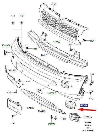 LAND ROVER DISCOVERY 4 L319 Priekinis Dešinysis Rūko Žibinto Apdailos LR051337 Naujas Originalus