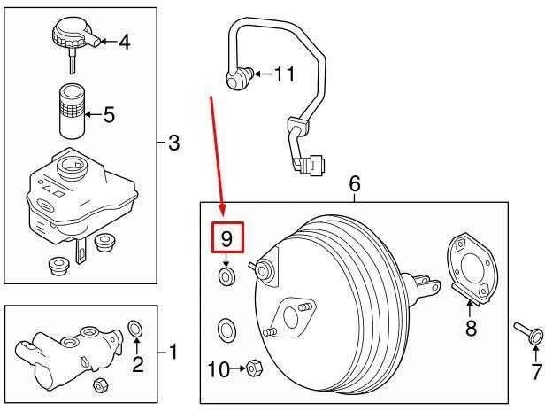 LAND ROVER DISCOVERY 4 L319 stabdžių stiprintuvo įvorė LR012903 NAUJAS GENIALUS