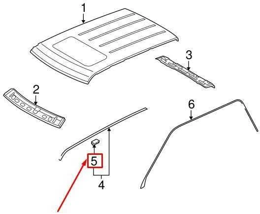 LAND ROVER DISCOVERY 4 L319 stogo panelės oro juostos spaustukas originalus DBE500013