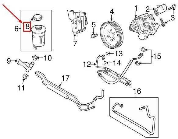LAND ROVER DISCOVERY 4 L319 vairo stiprintuvo rezervuaro dangtelis originalus QEZ500010