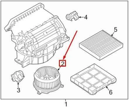 LAND ROVER DISCOVERY L462 Priekinis HVAC Ventiliatoriaus Variklis LR086148 NAUJAS ORIGINALUS