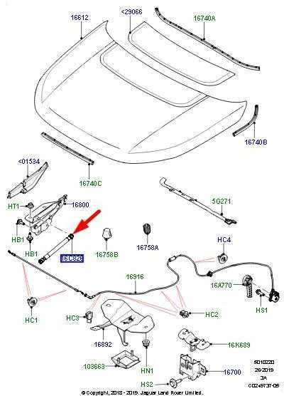 LAND ROVER DISCOVERY SPORT L550 Gaubto strypas LR084691 Naujas originalus
