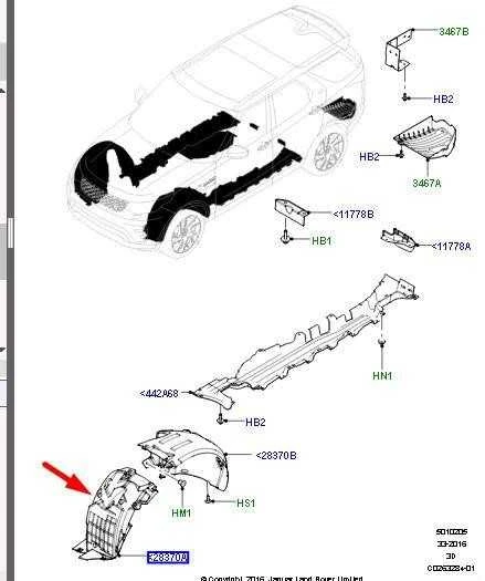 LAND ROVER DISCOVERY V L462 Priekinis Kairysis Purvasargis Priekinė Dalys LR148260 Naujas