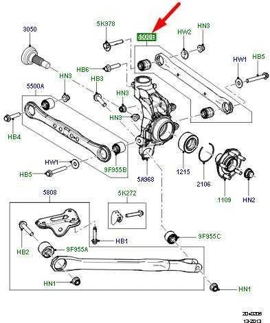 LAND ROVER FREELANDER 2 L359 Galinis pakabos svirtis LR002576 Nauja originali