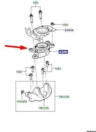 LAND ROVER FREELANDER 2 L359 Pavarų dėžės laikiklis LR062669 Naujas originalus