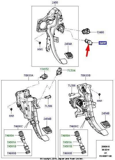 LAND ROVER FREELANDER 2 L359 stabdžių šviesos jungiklis LR032955 Naujas originalus