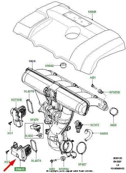 LAND ROVER FREELANDER 2 L359 Traktoriaus vožtuvo aktuatorius LR006259 Naujas originalus