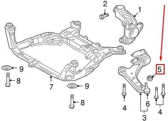 Land Rover Freelander 2 Priekinis Žemutinis Vairo Strypas Varžtas Originalus LR000068