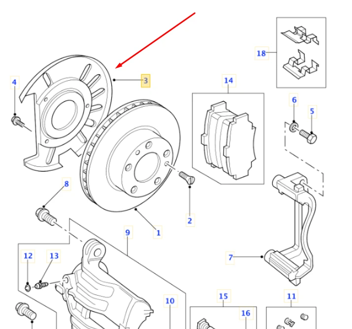Land Rover Freelander Skydas Nuo Purslu Originalus SEC100341