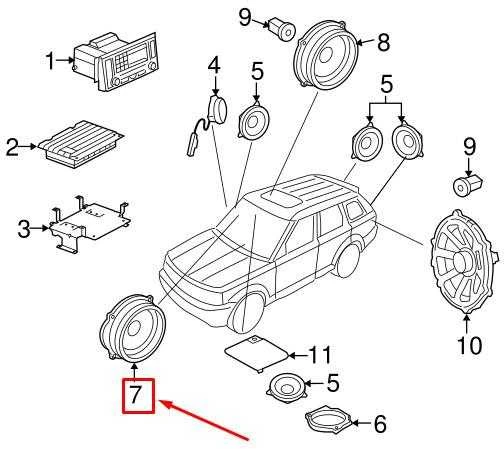 Land Rover Garsiakalbis Discovery 4 2010 2016 Range Rover Sport Originalus XQM500480