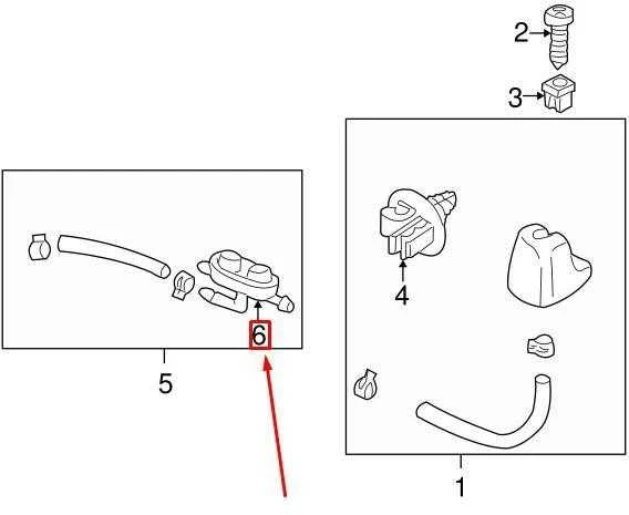LAND ROVER LR DISCOVERY II L318 Žibintų plovimo purkštuko adapteris DNE100050 NAUJAS ORIGINALUS