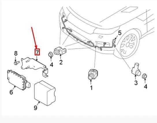 LAND ROVER LR DISCOVERY L462 Priekinis tempomato jutiklio laikiklis Originalus LR060076