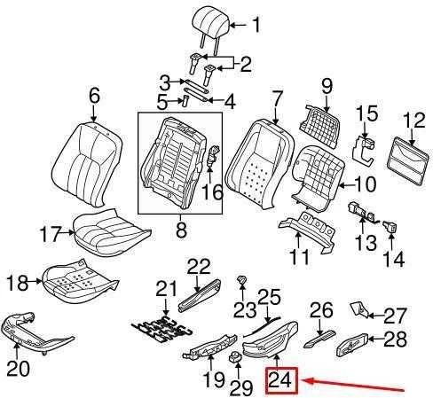 LAND ROVER LR RANGE ROVER 3 L322 Priekinės dešinės pusės sėdynės apdailos skydelis originalus HJR500021VAE