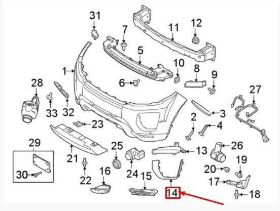LAND ROVER LR RANGE ROVER EVOQUE L538 Priekinio bamperio kairės pusės apdailos apvadas LR079380 NAUJAS GENIALUS