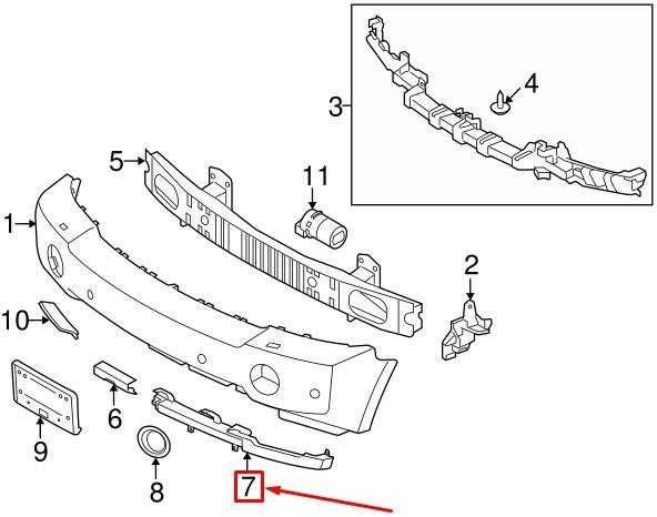 Land Rover Range Rover L322 Priekinio Bamperio Kairės Pusės Apatinis Spoileris Originalus DFB500090