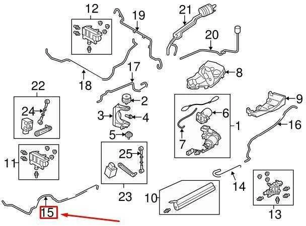LAND ROVER LR RANGE ROVER SPORT L320 Priekinis Kairysis Oro Kompresoriaus Vamzdis LR014977 NAUJAS ORIGINALUS