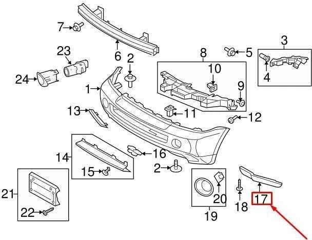LAND ROVER LR RANGE ROVER SPORT L320 Priekinis Bamperis Kairysis Spoileris DFB500170 NAUJAS ORIGINALUS