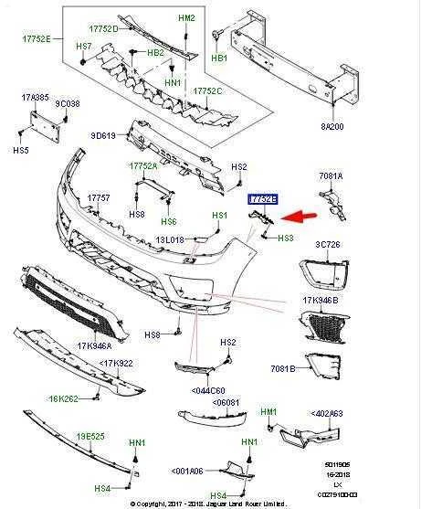 LAND ROVER LR RANGE ROVER SPORT L494 Priekinis Kairysis Bamperio Laikiklis LR099407 Naujas Originalus
