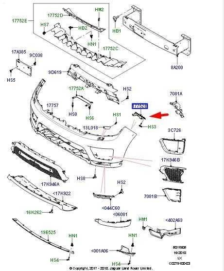 LAND ROVER LR RANGE ROVER SPORT L494 Priekinis Kairysis Bamperio Laikiklis LR099407 Naujas Originalus
