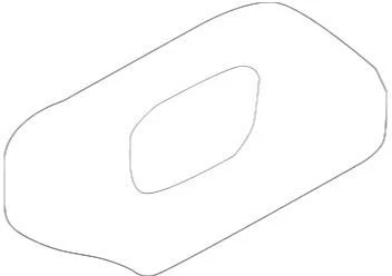 LAND ROVER LR RANGE ROVER SPORT Priekinės dešinės pusės kantono sėdynės pagalvėlė originali LR042204