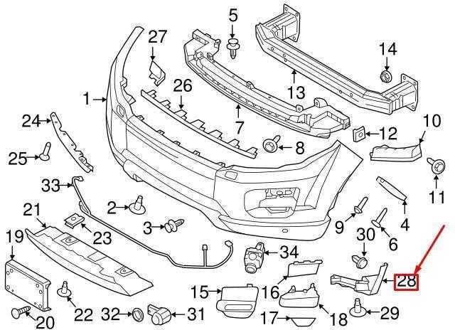 LAND ROVER OEM LR RANGE ROVER EVOQUE L538 PRIEKINIS BUFERIS KAIRĖS PUSĖS FORMAVIMAS LR028551 ORIGINALUS