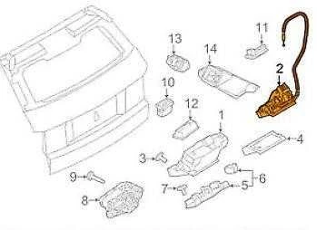 LAND ROVER OEM LR RANGE ROVER EVOQUE L538 GALINĖS DURYS BAGAŽO DANGTIS UŽRAKTAS LR071193 ORIGINALUS