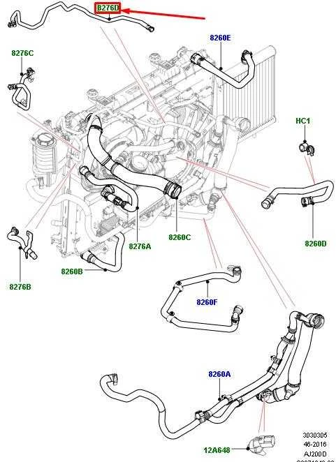 Land Rover Oro Šlaunis Vamzdis Discovery 5 Range Rover Sport 2014 2022 Originalus LR085590