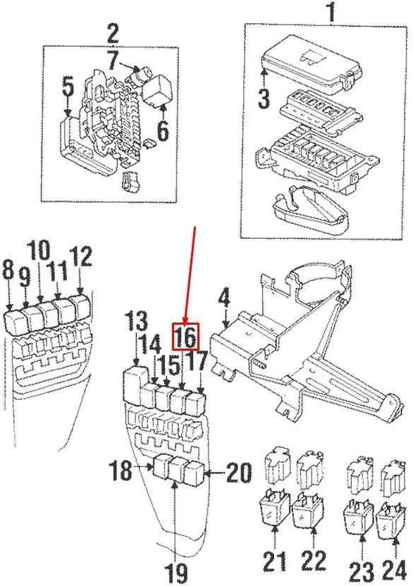 Land Rover Range Rover daugiafunkcinė relė Wehrle originali YWB10027L