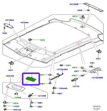 Land Rover Range Rover Evoque 2015 Kit Vanity Veidrodis Originalus LR075956