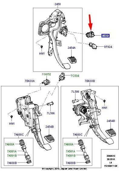 Land Rover Range Rover Evoque Freelander 2 Stabdžių Šviesos Jungiklis Originalus LR032956