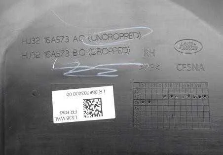 Land Rover Range Rover Evoque L538 Arch Liner Originalus LR088355