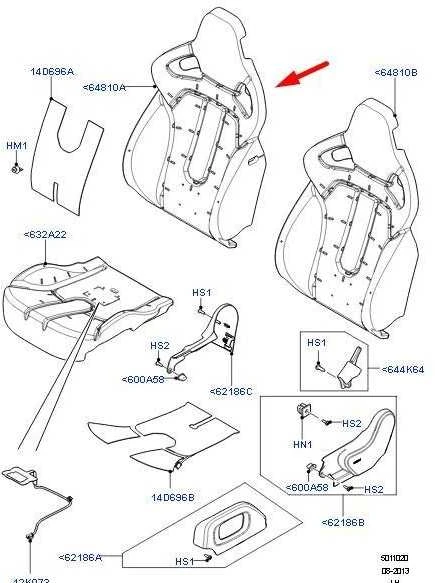LAND ROVER RANGE ROVER EVOQUE L538 Priekinis Kairysis Sėdynės Pagalvėlė LR028877 Naujas Originalus