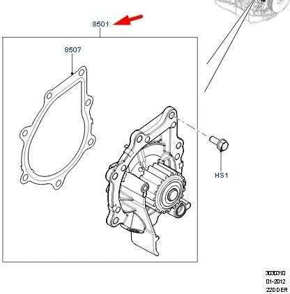 LAND ROVER RANGE ROVER EVOQUE L538 Vandens siurblys LR011694 Naujas originalus
