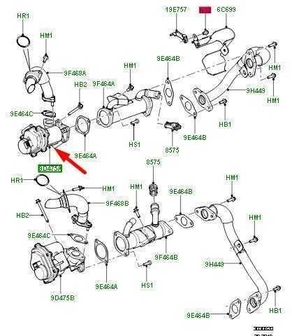 LAND ROVER RANGE ROVER L322 EGR vožtuvas LR018321 Naujas originalus