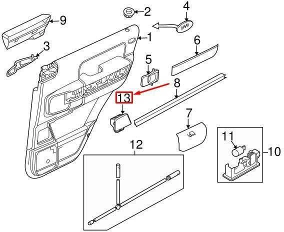 LAND ROVER RANGE ROVER L322 Galinės Dešinės Durys Peleninė FKK500040PVA NAUJA ORIGINALI